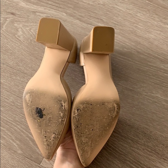 Dsw Nude heels! Worn once! - Picture 3 of 3